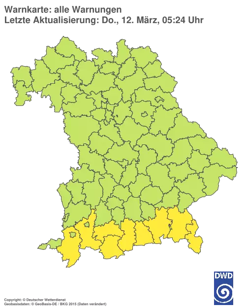 Aktuelle Wetterwarnungen für %region%