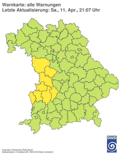Aktuelle Wetterwarnungen für %region%