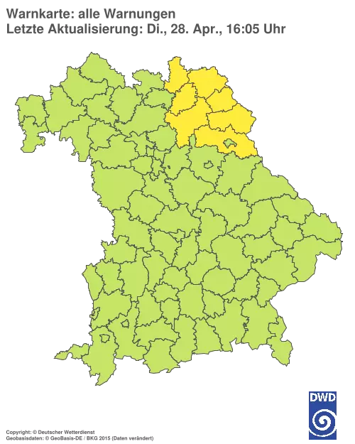 Aktuelle Wetterwarnungen für %region%