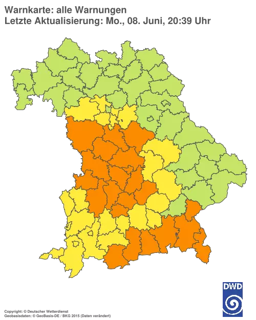 Aktuelle Wetterwarnungen für %region%
