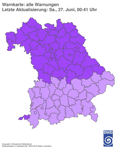 Aktuelle Wetterwarnungen für %region%