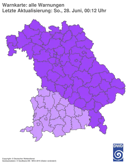 Aktuelle Wetterwarnungen für %region%