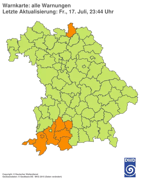 Aktuelle Wetterwarnungen für %region%