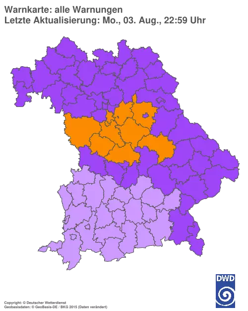 Aktuelle Wetterwarnungen für %region%