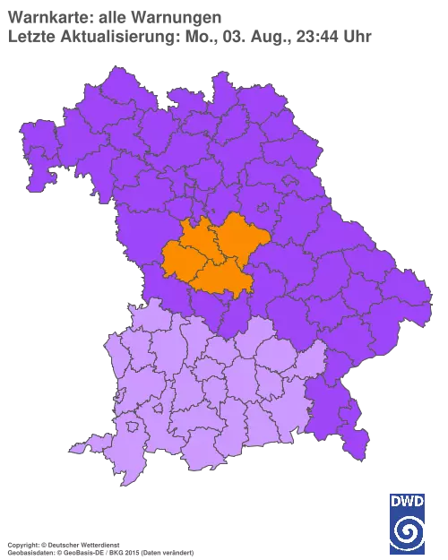 Aktuelle Wetterwarnungen für %region%